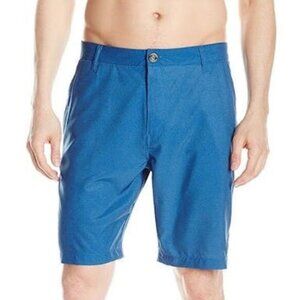 Free Country Mens Hybrid Swim Trunk, Nautilus Blue, XL